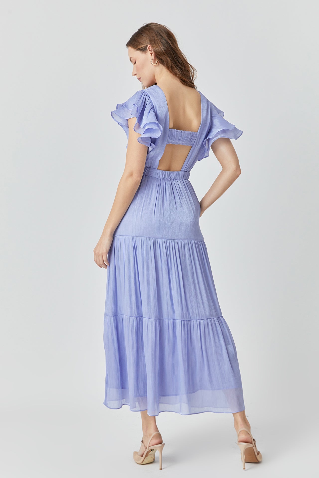 Aurora – Open-Back Maxi Dress