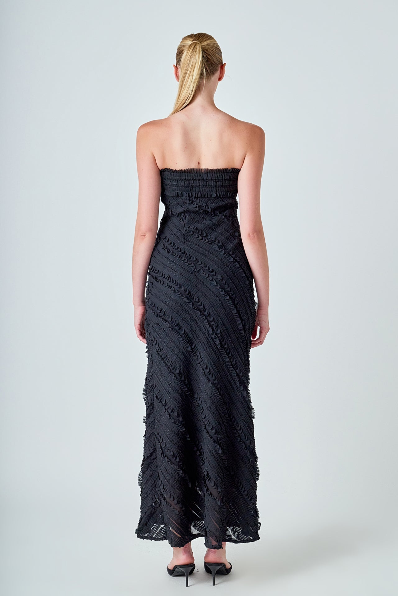 Elara – Ruffled Maxi Dress