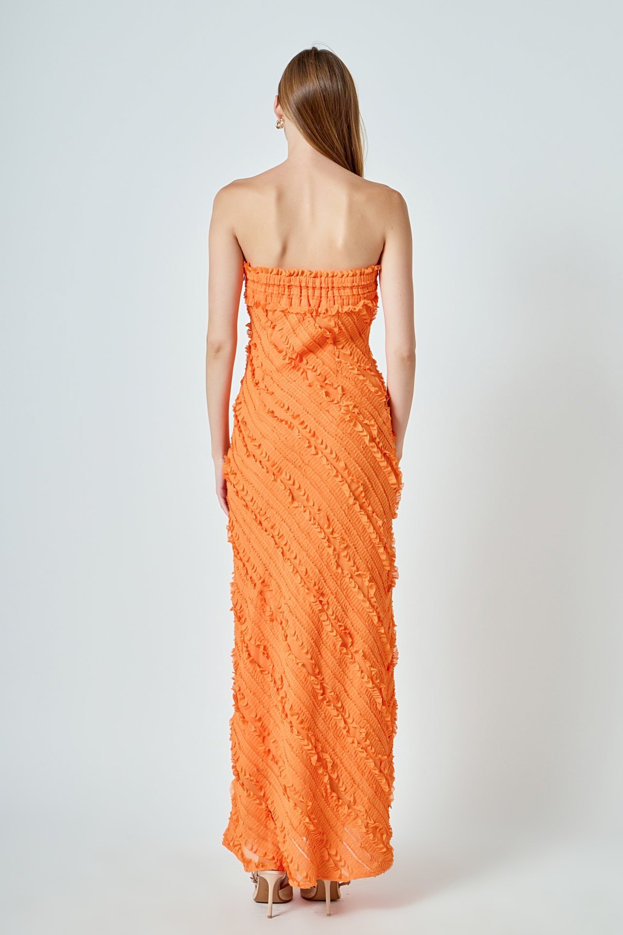 Elara – Ruffled Maxi Dress