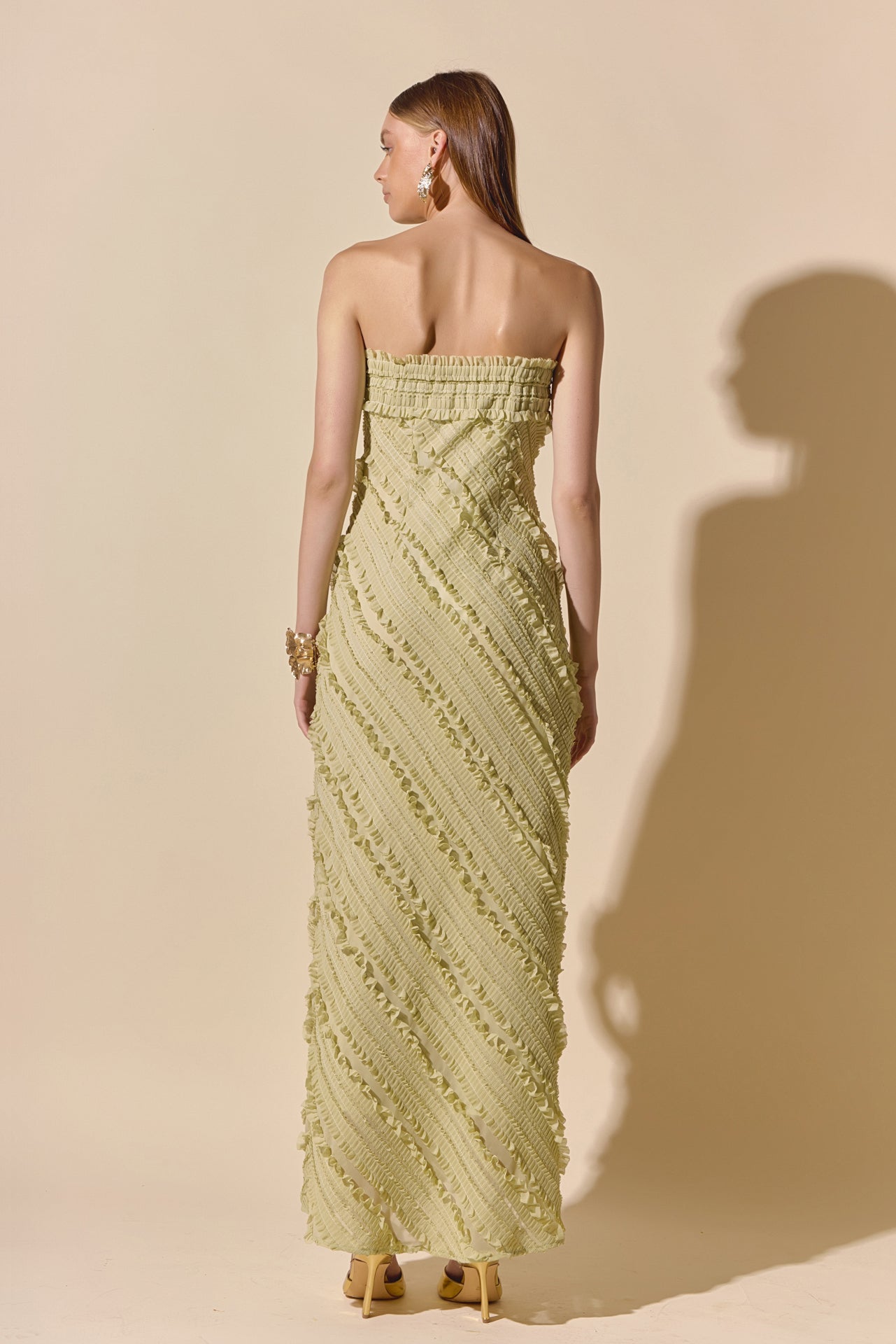 Elara – Ruffled Maxi Dress