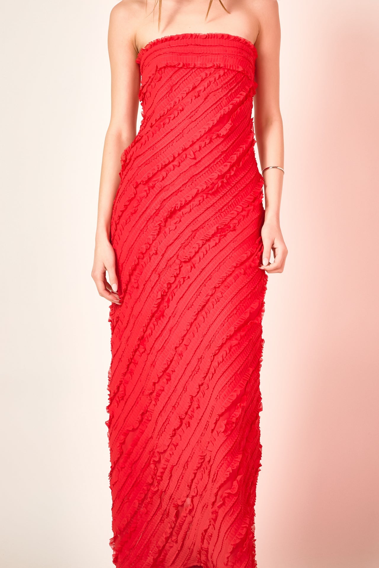 Elara – Ruffled Maxi Dress