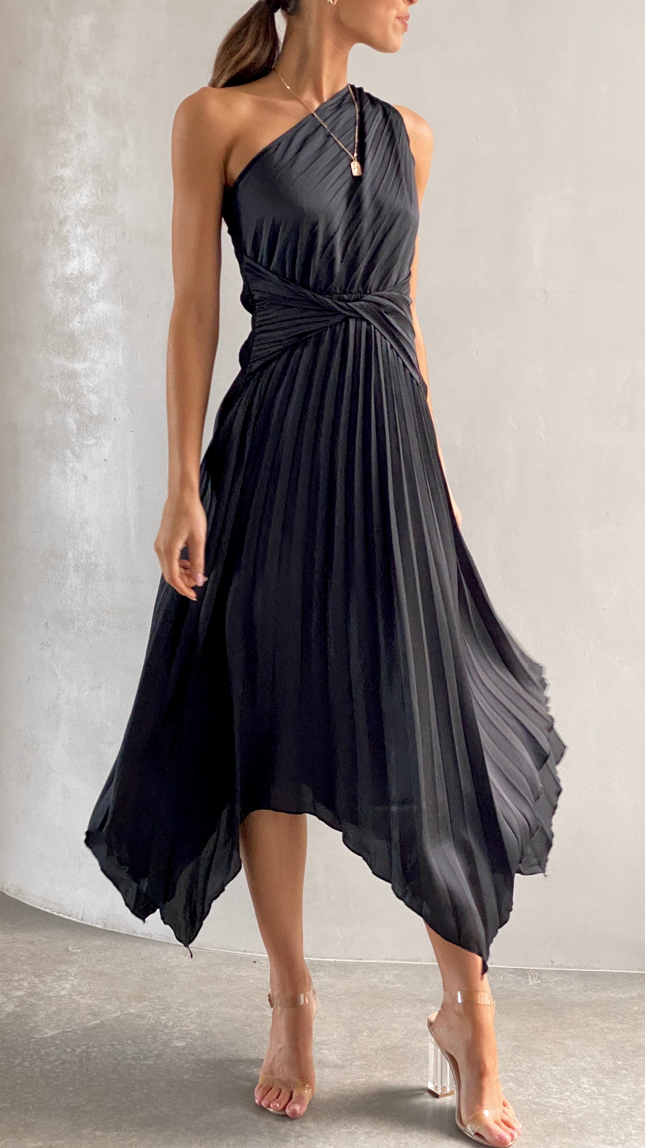 Cali Midi Dress - Black