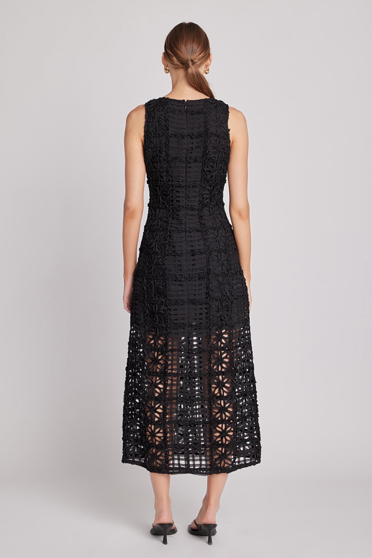 Alessia – Textured Maxi Dress