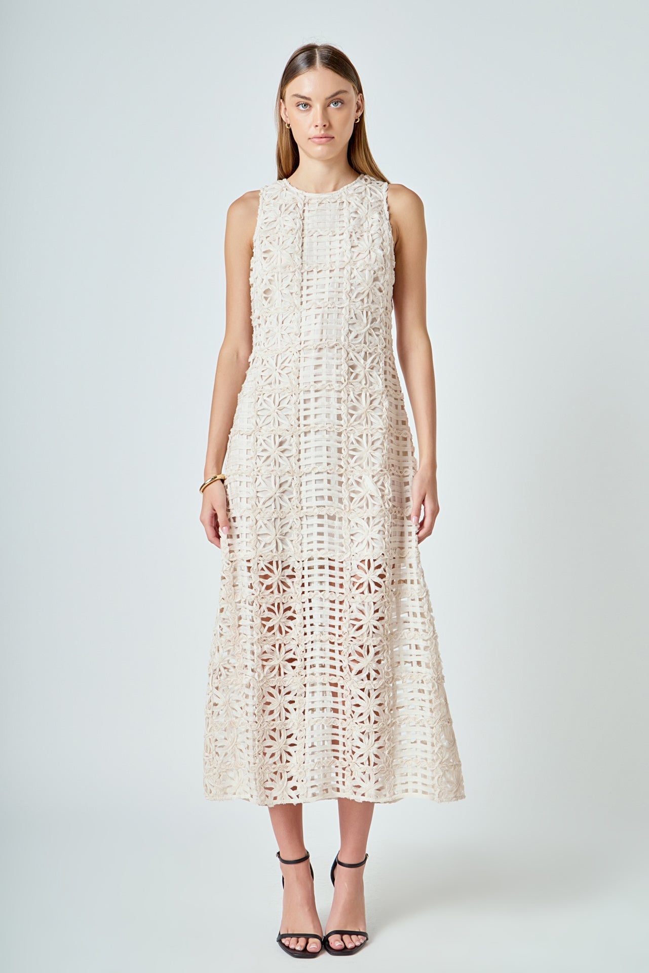 Alessia – Textured Maxi Dress