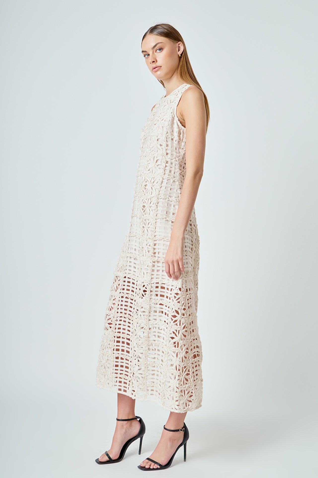 Alessia – Textured Maxi Dress