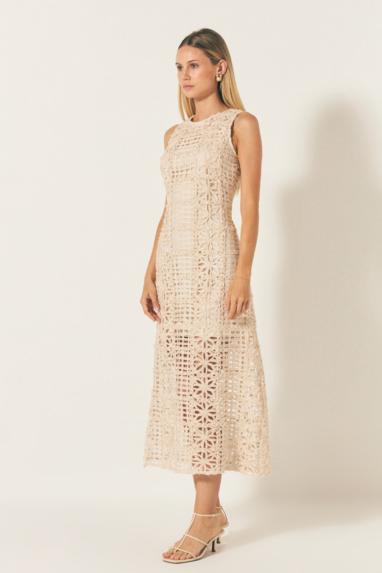 Alessia – Textured Maxi Dress