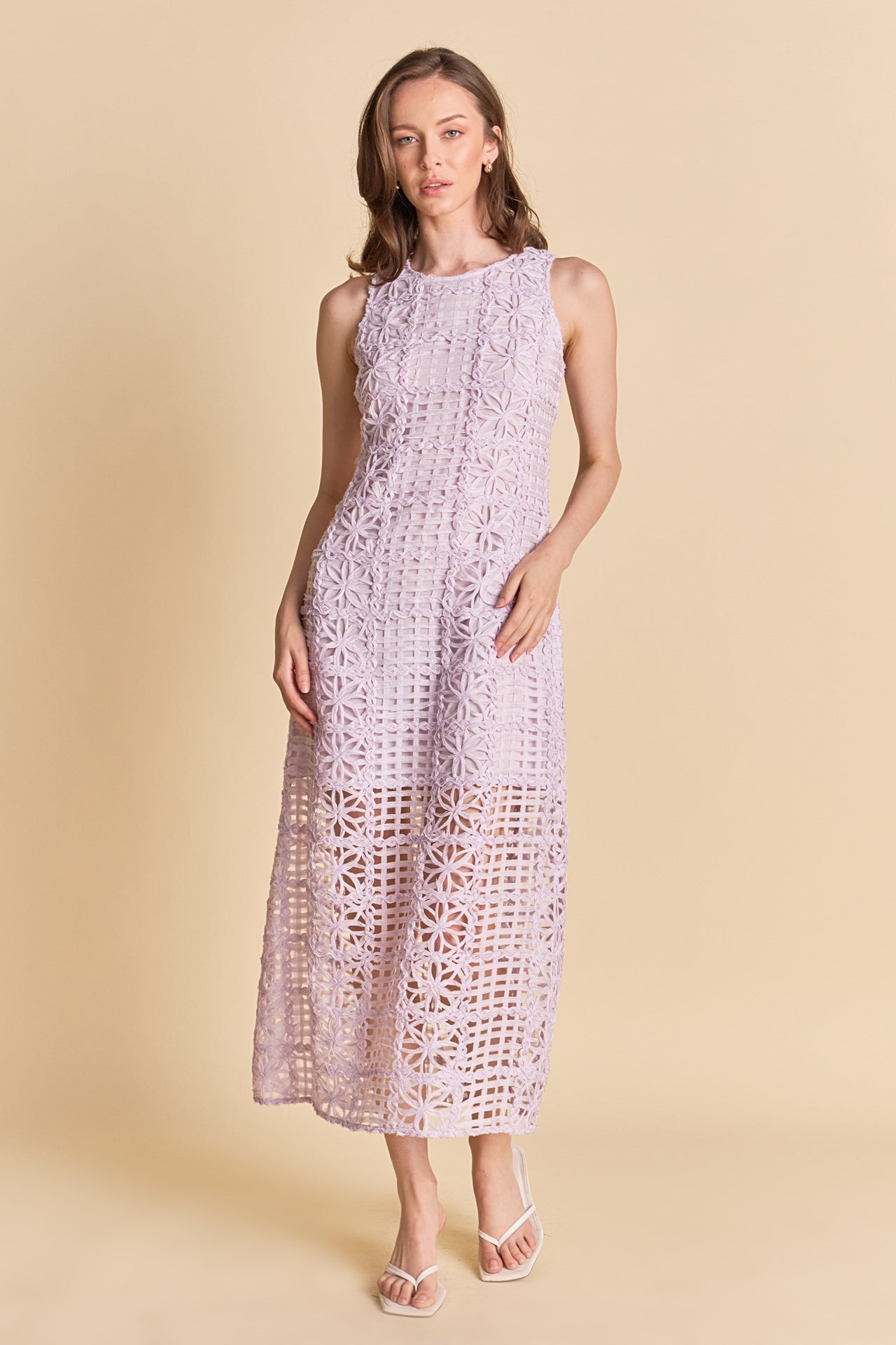 Alessia – Textured Maxi Dress