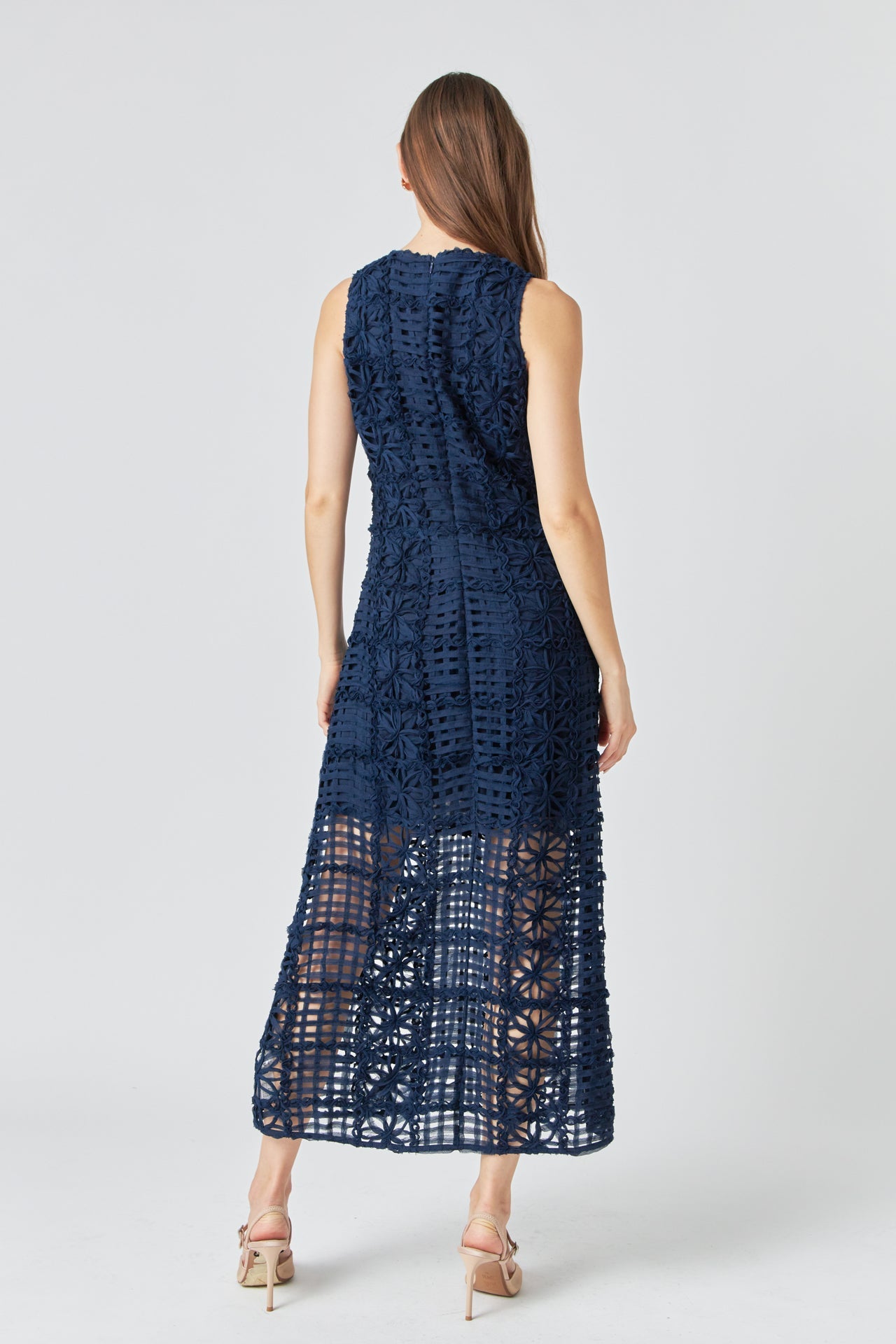 Alessia – Textured Maxi Dress