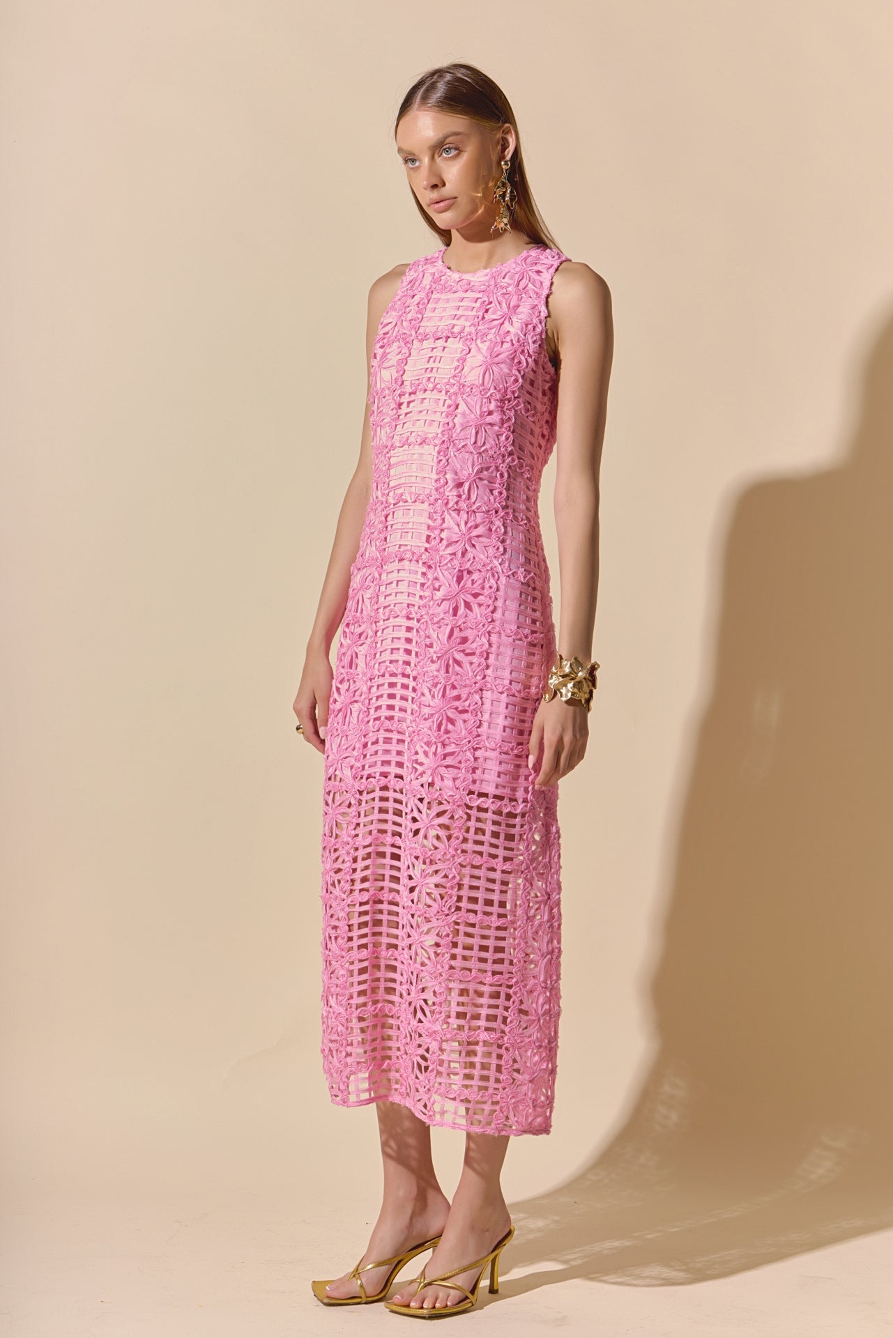 Alessia – Textured Maxi Dress