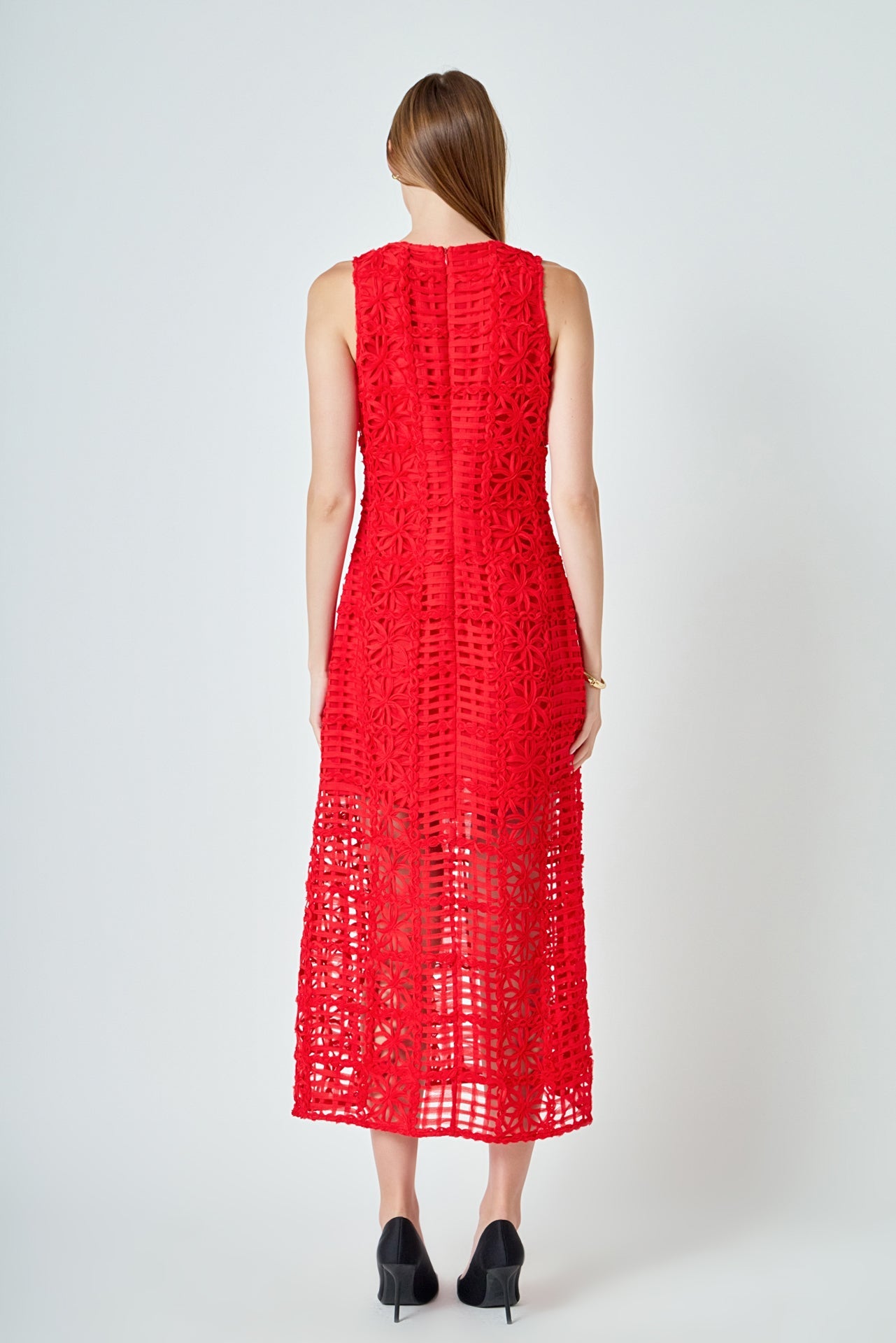 Alessia – Textured Maxi Dress