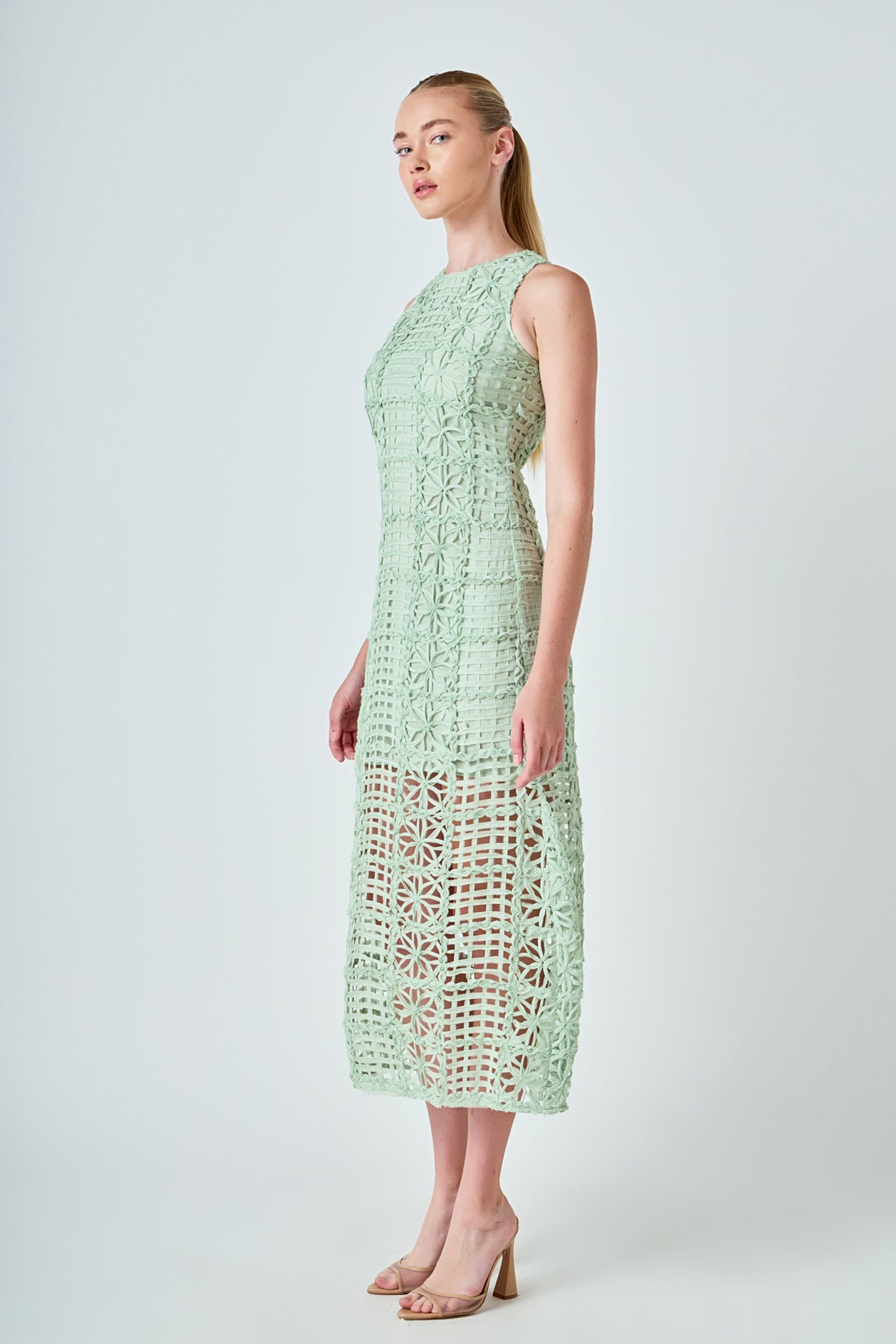 Alessia – Textured Maxi Dress