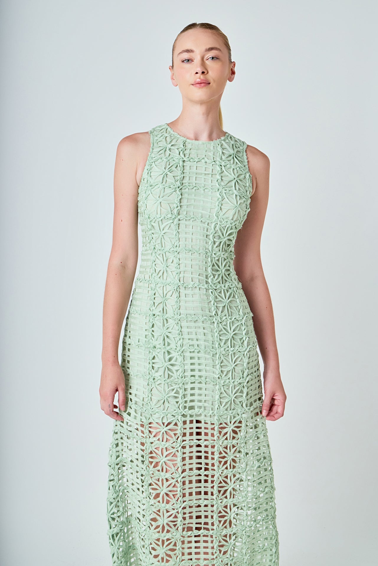 Alessia – Textured Maxi Dress
