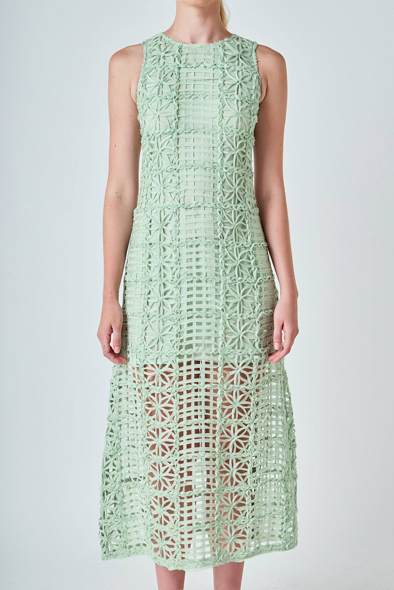 Alessia – Textured Maxi Dress