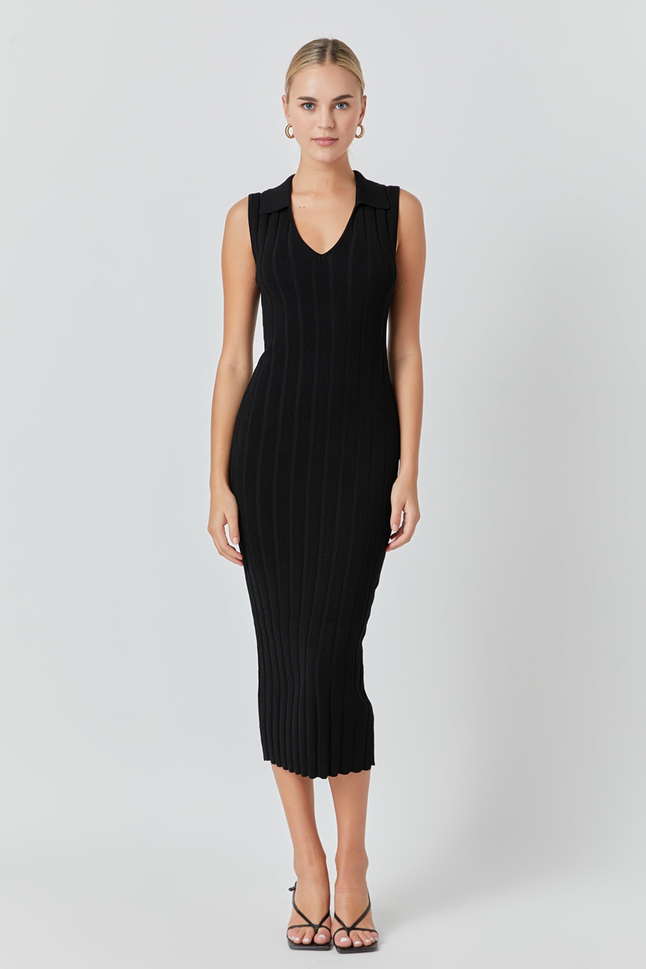 Liana – Rib Knit Maxi Dress
