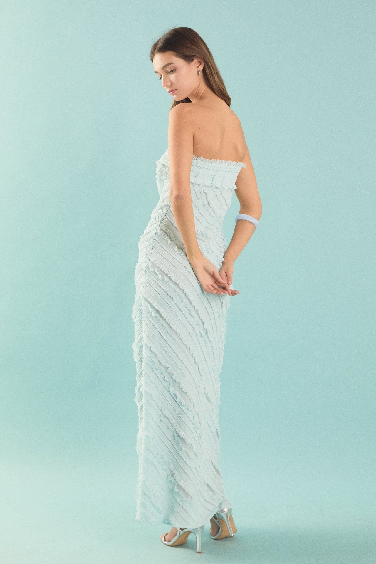 Elara – Ruffled Maxi Dress