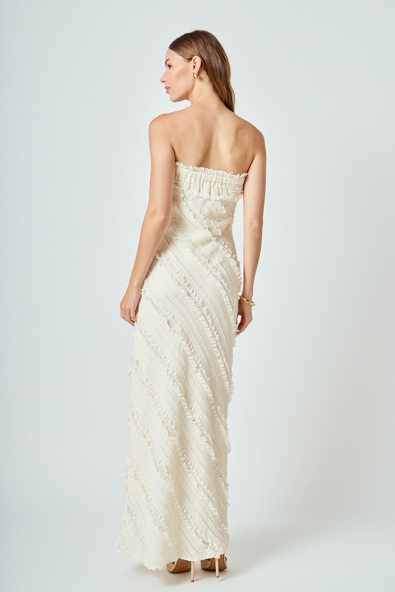Elara – Ruffled Maxi Dress