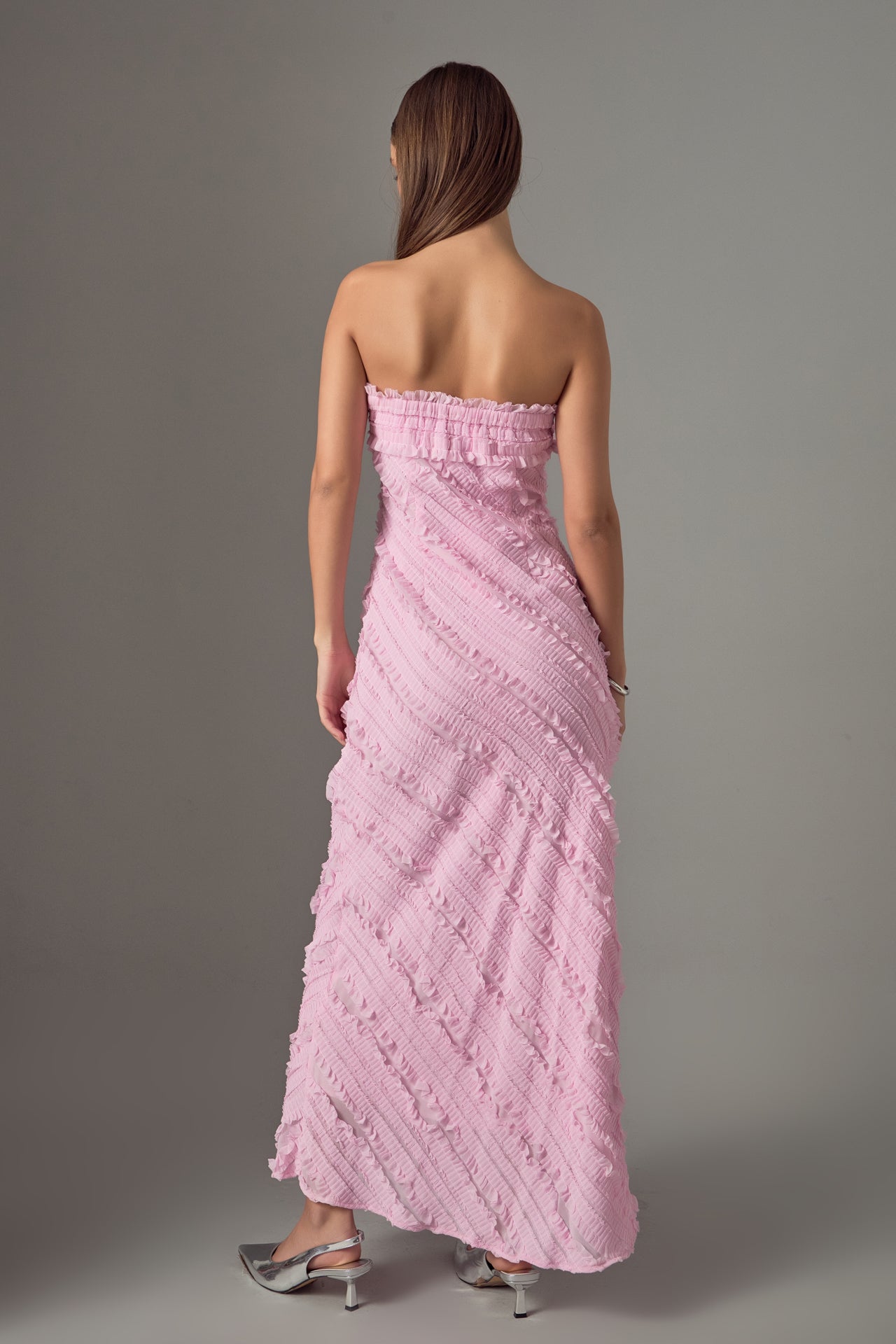 Elara – Ruffled Maxi Dress