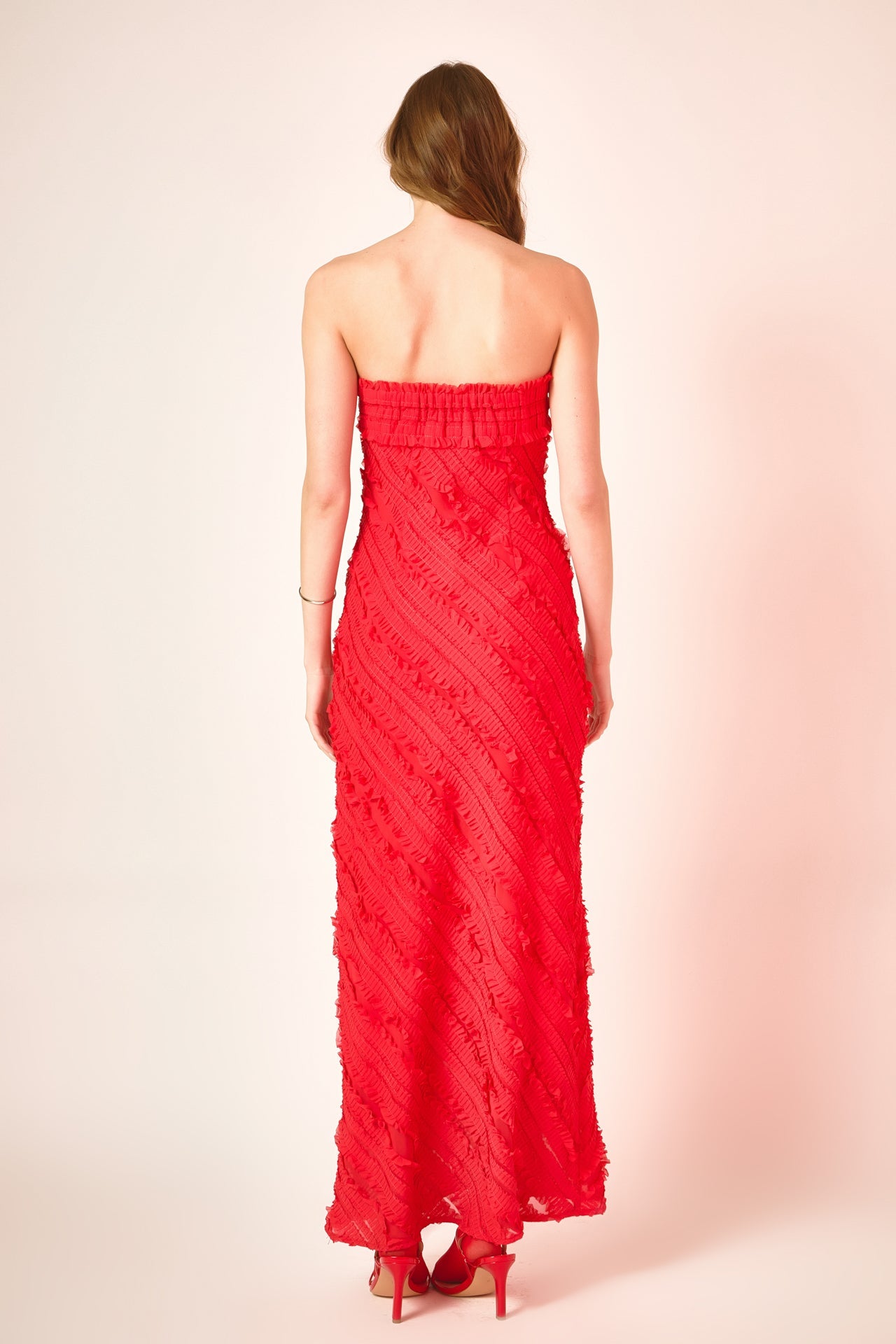 Elara – Ruffled Maxi Dress