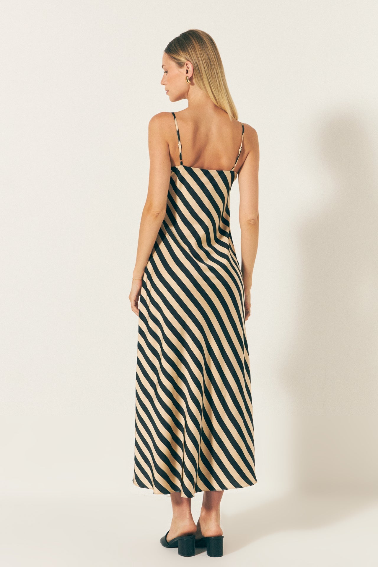 Marina – Striped Slip Maxi Dress
