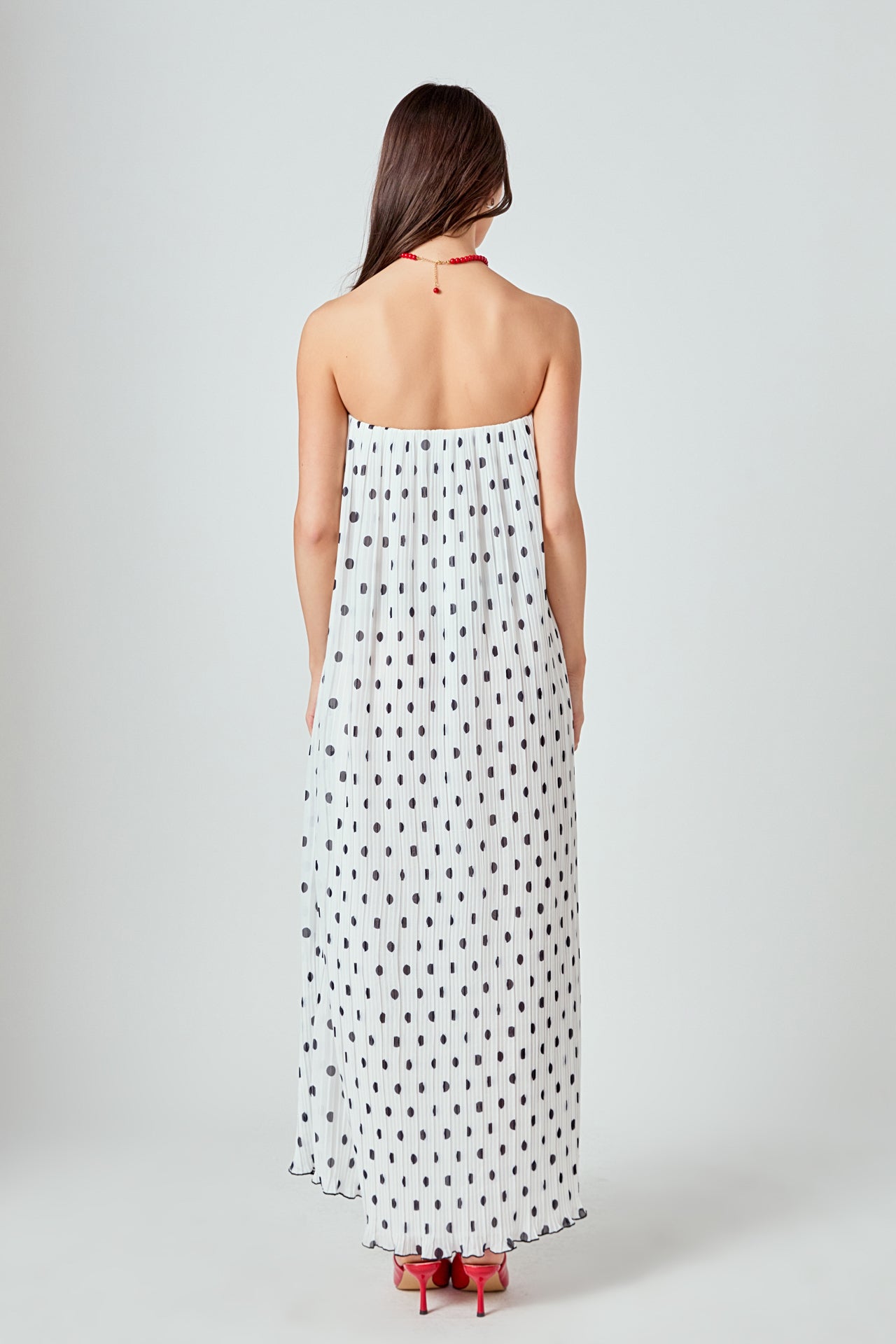 Samantha – Polka Dot Maxi Dress