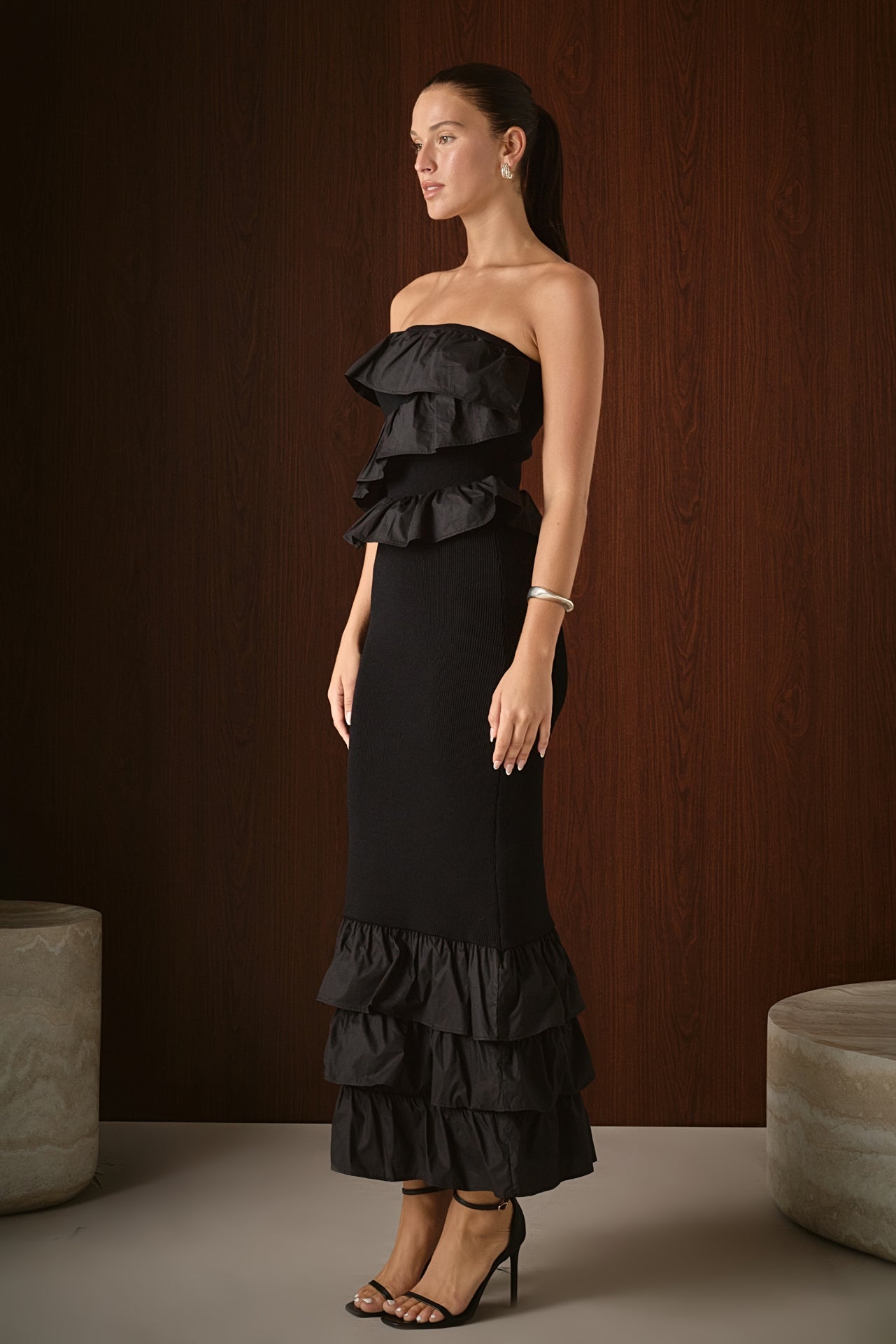 Selene – Strapless Maxi Dress